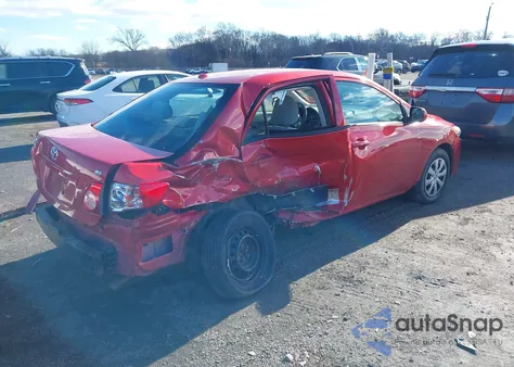 2010 Toyota Corolla Le z USA, uszkodzony, nr VIN 2T1BU4EE7AC281925